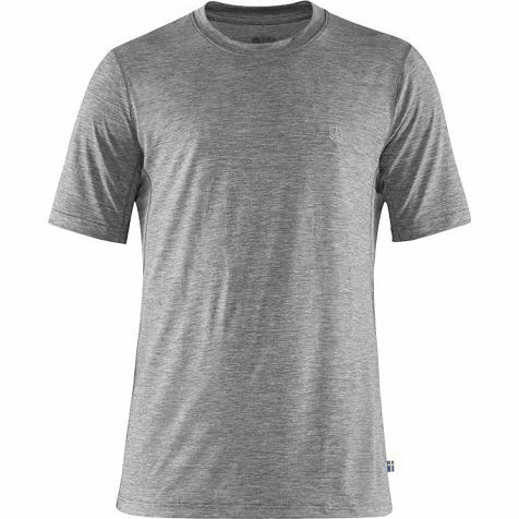 Fjällräven Abisko T-Shirt Grey Singapore For Men (SG-608389)